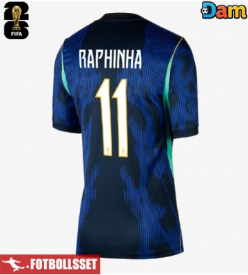Brasilien Raphinha Belloli #11 Bortatröja Dam VM 2026 Kortärmad